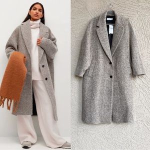 Mango Gray Trench Coat